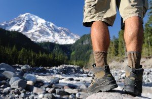 Hiker's foot