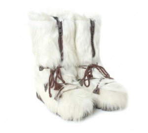 Fur boots
